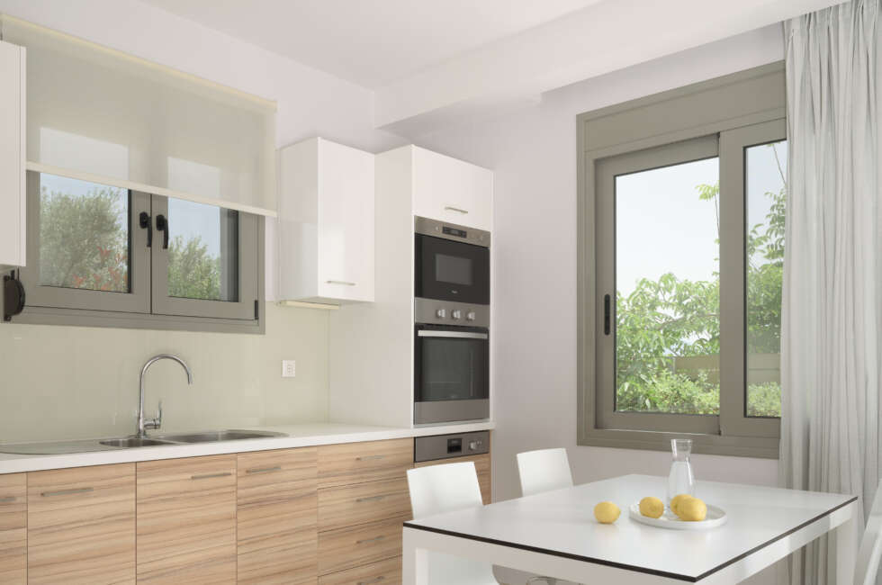 A fully equipped kitchen for culinary wonders.