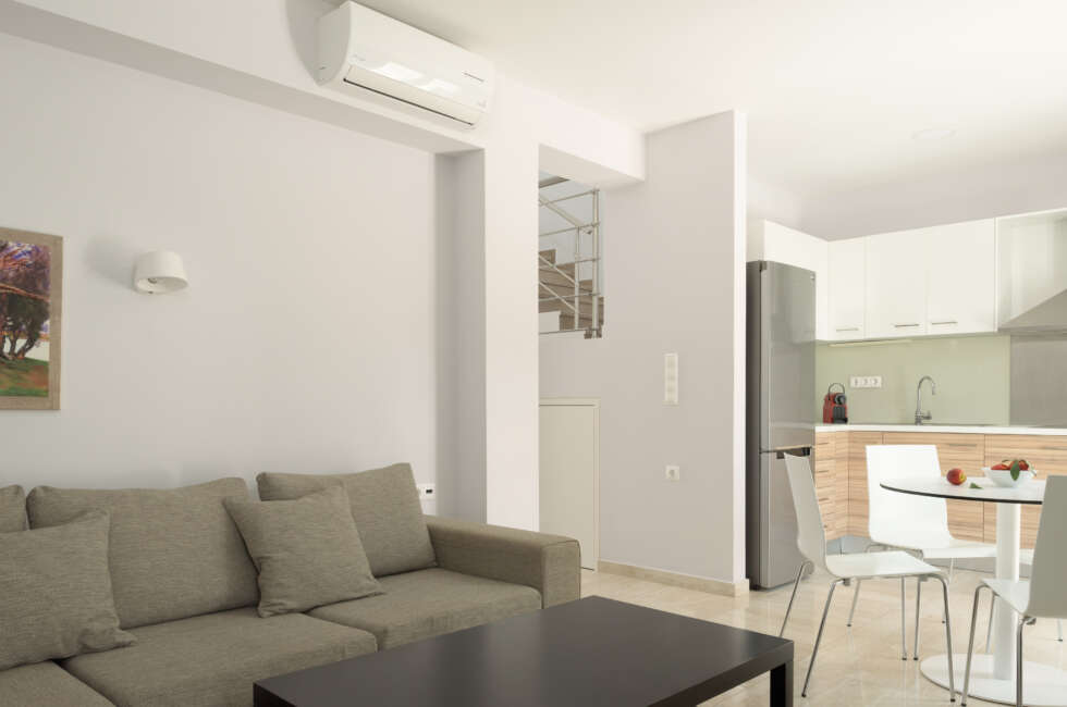 Living room decoration elements.